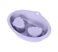 Soaking Bowl, Nail Remover, 9,06 x 6,69 x 3,15 pollici Silicone Tray, Professional Grade Container, Easy Clean Design for Hand Baths, Home Use, Salon Service, Travel Manicure, Nails