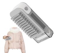 Soap Box, Laundry Bar Holder, Cleaning Storage with Built In Roller, Scrub Brush Included, Compact Size, White, 1-Pack, Excellent for Dorms, Camping, Bathroom, RV, Hand Wash Use