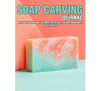 Soap Carving Journal: Artisan Soap Making Log Book for Recipes, Design, Ingredients & Batch Notes