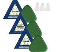 Soap di shampoo - barra di shampoo liscivo solido per capelli asciutti, barra di sapone per la cura dei capelli delicata, saponi per la cura dei capelli puliti profondi (3pcs)