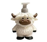 Soap Dispenser - Cow Design Refillable Lotion Bottle | Manual Kitchen Soap Dispenser for Shower, Laundry, Washroom, Christmas Decor, Countertop, Home, Bathroom, Farmhouse Kitchen Accessories