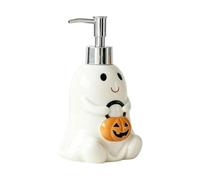 Soap Dispenser | Refillable Ceramic Pump Shampoo Bottle With Ghost Design