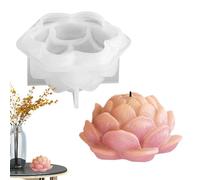 Soap Making Molds, Reusable Candle Wax Molds, Silicone Casting Molds, Decorative Flower Soap Molds, Reusable Silicone Candle and Soap Molds for Decorative Projects