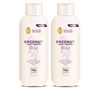 Soapbox Bagnoschiuma, sapone liquido per il corpo al cocco e bacche di goji, sapone idratante con burro di karité, confezione da 2 flaconi di sapone vegano, 590 ml ciascuno