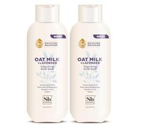 Soapbox Bagnoschiuma, sapone liquido per il corpo al latte d'avena e lavanda, sapone idratante con burro di karité, confezione da 2 flaconi di sapone vegano, 590 ml ciascuno