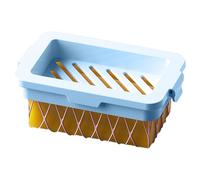 SoapBubble - Contenitore a rete con supporto in rete da 15 x 9 x 2 cm, con design pratico, accessorio per la pulizia di casa, viaggi, campeggio, escursioni, sport all'aria aperta, portatile, facile da