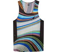 Soar - Débardeur ultra-léger et respirant - Race Vest 2.0 Dark Dot Stripe per Uomo - Taglia M - Bianco