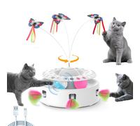 Soarer Giocattoli interattivi per gatti 3 in 1 giocattolo automatico per gattini
