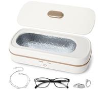 SOARFLY 420ML Pulitore Ultrasuoni, 48000Hz Pulitore ad Ultrasuoni con 2 Modalità di Pulizia, Pulitore Ultrasuoni Pulitore a Ultrasuoni Adatto per Orologi, Occhiali, Anelli