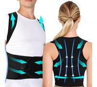SOARFLY Correttore Posturale Regolabile Uomo e Donna Cintura per Postura Schiena Dritta, Correzione Postura Traspirante & Invisibile Sotto i Vestiti - Supporto Spalle e Collo, Taglie XL-4XL (XXXL)