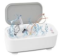 SOARFLY Dispositivo per la pulizia a ultrasuoni, 500 ml, 48000 Hz, dispositivo per la pulizia a ultrasuoni, con 3 funzioni temporali, dispositivo per la pulizia degli occhiali a ultrasuoni per orologi