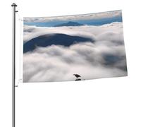 Soaring Sopra le Nuvole Bandiera da giardino 2 x 3 Ft Bandiera per esterni Bandiera Brezza Bandiera a prova di sbiadimento Bandiere per la casa Decorazione esterna interna