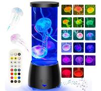 Soarling Lampada medusa, lampada a forma di medusa, con altoparlante Bluetooth musicale e rumore bianco, 10 meduse che cambiano colore, acquario con controllo della velocità, luce sensoriale
