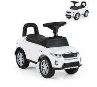 SOARS Macchina Cavalcabile per Bambini 1-3 Anni, Macchina Bambino Guida Realistica con Volante, Clacson, Ruote Antiscivolo, Spazio Nascosto, Carico 25 KG, Regalo Bambino per Ragazza e Ragazzo (Bianco)