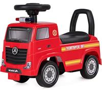 SOARS Mercedes-Benz - Portatore per bambini, camion dei pompieri, guida realistica, con fuoco, clacson e musica, spazio nascosto, capacità massima 23 kg, per bambini 2-6 anni