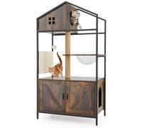 SOARS Mobile Lettiera per Gatti Alto Multiuso 80 x 48 x 150 cm