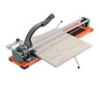 SOARS Tagliapiastrelle 800 mm, tagliapiastrelle a doppio binario manuale, battuta angolare 0°-60°, spessore di taglio 5-12 mm, strumento per piastrelle con scala e tappetino antiscivolo