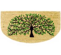 Soave Zerbino Cocco Naturale 40x75cm - Black Green, Fondo Gomma Pvc