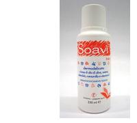 SOAVI dermoelicato baby a base di olio di oliva, avena, calenula, camomilla e vitamina E