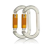 SOB Moschettone Arrampicata Ganci per Moschettone per Impieghi Gravos 22KN 2Pack