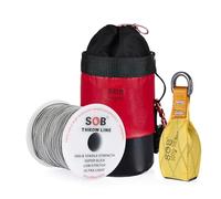 SOB Sacco da Lancio con Corda da Lancio, Sacco da Lancio + Corda da Lancio da 60 m per Arrampicata sugli Alberi, Lavoro sugli Alberi (Giallo, 300G)