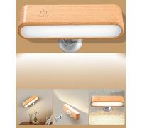 SOBEAU Applique da Parete Interno,LED Lampada da Parete Moderno, Lampada da Lettura da Comodino Rotante a 360°,3 Temperature di Colore e Luminosità Regolabile,Adatta Alla Lampada da Parete Corridoio