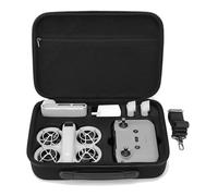 SOBEAU Borsa portaoggetti per DJI Neo, custodia da viaggio, rigida, per DJI Neo, Radiocomando RC-N3 e accessori, colore: Nero, Nero , Elegante