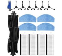 SOBEAU Kit di Accessori Ricambio per Tikom G8000, G8000Pro, Honiture G20, G20 Pro, Laresar Evol 3 Robot Aspirapolvere, 1 Spazzola Principale, 6 Spazzole Laterali, 4 Filtro Hepa, 4 Panni Mop Ricambi