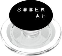 SOBER AF 12 Step Recovering Life AA NA Idea Regalo PopSockets PopGrip per MagSafe