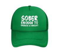 Sober Enough To Operate A Forklift Cappello Streetwear Cappello Trucker Morbida Cappellino da Baseball per Amico Ciclismo Donna