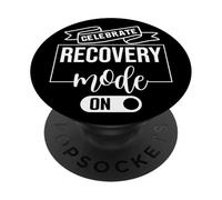 Sober Recovery Mode On Celebrate Sobriety 1 Year Anniversary PopSockets PopGrip Adesivo