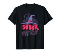 Sober Witch Tutta la magia Nessuno della Birra Meme di Halloween Maglietta