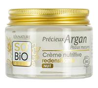 SO'BiO étic Précieux Argan Cosmos Crema Notte Biologica Ridensificante Nutriente 50ml