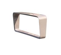 SOBOLON Panca in acciaio inox per esterni, per fermata dell'autobus, sedia d'attesa pubblica, panca da giardino, panca per uso commerciale, per strada, quadrata, con telaio posteriore, panca da