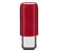 SOBOUR Piccolo Scatola di sigari in Pelle Scatola di sigari da Uomo Aderente è Una Scatola di sigari Portatile Che può ospitare 2 sigari Leggero, Robusto e Pratico Fatto a Mano