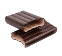 SOBOUR Piccolo Scatola per sigari Humidor in Pelle Humidor per sigari Portatile per Uomo Donna Custodia per sigari da Viaggio per sigari Contiene 4 sigari Scatola per sigari Leggera Fatto a Mano
