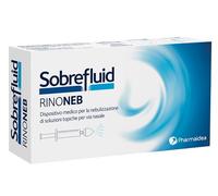 Sobrefluid rinoneb dispositivo nebulizzatore + siringa luer lock da 50 ml + agocannula per prelievo soluzione