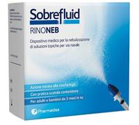 SOBREFLUID RINONEB DISPOSITIVO NEBULIZZATORE + SIRINGA LUER LOCK DA 50 ML + AGOCANNULA PER PRELIEVO SOLUZIONE