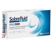 SOBREFLUID RINONEB DISPOSITIVO NEBULIZZATORE + SIRINGA LUER LOCK DA 50 ML + AGOCANNULA PER PRELIEVO SOLUZIONE