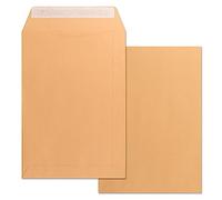 Sobres de Papel, Sobre Papel Kraft, Sobre Grande con Medidas 310 x 410 mm, Sobre de Papel con Cierre Tira de Silicona para Documentos, Envíos o Almacenaje · m-office (2000 uds, 310x410mm)