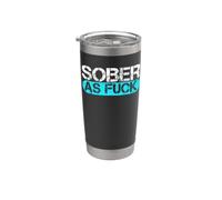 Sobrio come supporto per la dipendenza da riabilitazione dalle droghe alcoliche Bicchiere termico in acciaio inox doppia parete
