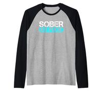Sobrio Come Supporto per la dipendenza da Riabilitazione dalle Droghe alcoliche Maglia con Maniche Raglan