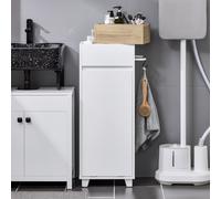 SoBuy BZR159 armadio per biancheria con borsa per biancheria pieghevole raccoglitore per biancheria con piano superiore 4 ripiani cesto per la biancheria cassapanca per la biancheria