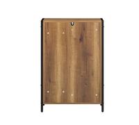 SoBuy BZR65-PF Mobile lavanderia con sacchi pieghevoli per la biancheria Sacco per la biancheria Cassettone per la biancheria Cesto per la biancheria Mobili da bagno vintage WHT circa: 60x90x30cm