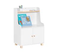 SoBuy - Comodino Per Bambini Scaffale Per Cameretta Per Bambini Mobili Per Cameretta Bianco 60x35x87cm Kmb84-w Sobuy - SPEDIZIONE GRATUITA