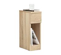 SoBuy Comodino stretto 20 cm con cassetto, 20x35x60 cm Camera