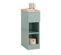 SoBuy comodino stretto con cassetto e 2 ripiani 20x35x61cm camera