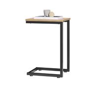 SoBuy Tavolino da Salotto, Tavolino da Divano 40x30x60 cm Nero & Naturale FBT44-N