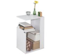 SoBuy FBT69-W tavolino con 3 ripiani tavolino tavolino Divano bianco BHT ca. :30x60x40 cm BIANCO