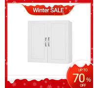 SoBuy FRG231 Armadio sospeso Armadio sospeso con ripiano regolabile Bagno cucina soggiorno BHT Circa: 60x60x30 cm